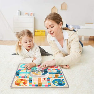 FLYING CHESS PARENT-CHILD INTERACTIVE GAME