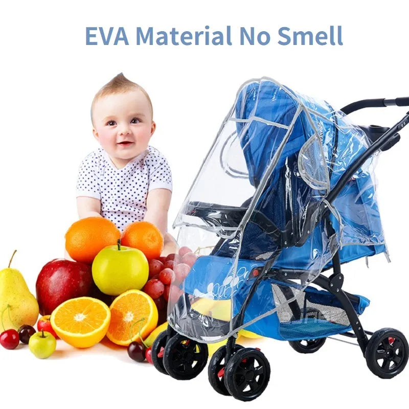 Baby Carriage EVA Transparent Windshield